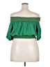 Buxom Curvy Green Short Sleeve Blouse Size 2X - photo 2
