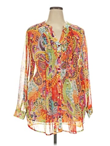 Soft Surroundings Long Sleeve Blouse (view 1)