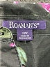 Roaman's Floral Black Long Sleeve Blouse Size 24W - photo 7