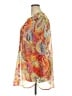 Soft Surroundings 100% Polyester Paisley Orange Long Sleeve Blouse Size 2X - photo 5