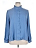 Banana Republic 100% Polyester Blue Long Sleeve Blouse Size XL - photo 1