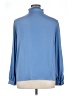 Banana Republic 100% Polyester Blue Long Sleeve Blouse Size XL - photo 2