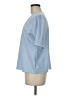 Ann Taylor Blue Short Sleeve Blouse Size M - photo 5