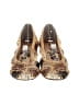 Naughty Monkey Animal Print Gold Wedges Size 9 - photo 2