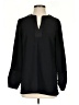 J.Crew 100% Polyester Black 3/4 Sleeve Blouse Size XS - photo 1