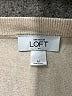 Ann Taylor LOFT Tan Pullover Sweater Size M - photo 7