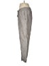 Athleta 100% Linen Chevron-herringbone Gray Linen Pants Size M - photo 5