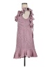 WAYF Checkered-gingham Pink Cocktail Dress Size S - photo 5