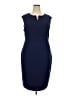 Kasper Blue Cocktail Dress Size 18 - photo 1