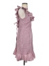 WAYF Checkered-gingham Pink Cocktail Dress Size S - photo 4