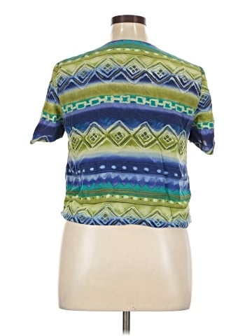 Maggy London Short Sleeve Silk Top (view 2)