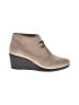 Crocs 100% Leather Gray Ankle Boots Size 8 1/2 - photo 1