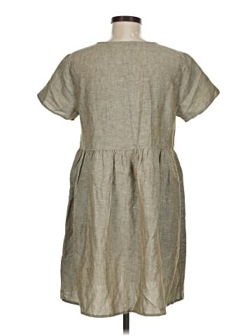 Madewell Linen-Blend Alexandra Button-Front Mini Dress (view 2)