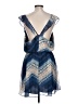 BCBGeneration 100% Polyester Blue Casual Dress Size L - photo 2