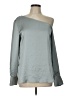 Theory Gray Long Sleeve Blouse Size M - photo 1