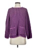 Habitat 100% Cotton Polka Dots Purple Pullover Sweater Size XS - photo 1