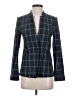 Banana Republic Plaid Blue Blazer Size 0 - photo 1