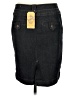 One 5 One Black Denim Skirt Size M - photo 2