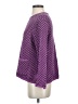 Habitat 100% Cotton Polka Dots Purple Pullover Sweater Size XS - photo 5