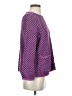 Habitat 100% Cotton Polka Dots Purple Pullover Sweater Size XS - photo 4