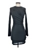Topshop 100% Polyester Solid Gray Cocktail Dress Size 0 - 2 - photo 1