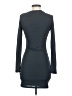 Topshop 100% Polyester Solid Gray Cocktail Dress Size 0 - 2 - photo 2