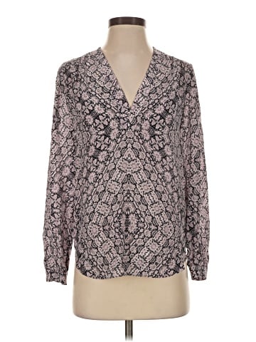 Rebecca Taylor Long Sleeve Silk Top (view 1)
