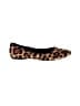 Nine West Animal Print Brown Flats Size 7 1/2 - photo 1