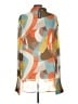 PrettyLittleThing 100% Polyester Color Block Orange Long Sleeve Blouse Size 12 - photo 2