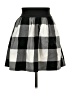 Body Central Checkered-gingham Black Casual Skirt Size L - photo 1