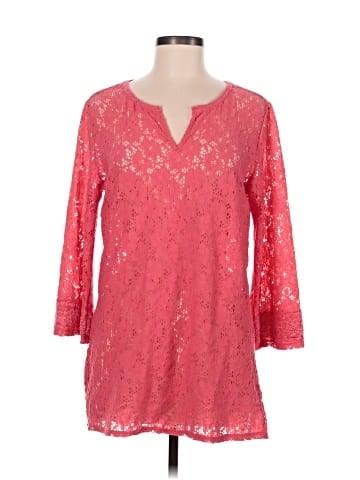 Laundry by Shelli Segal 3/4 Sleeve Blouse (view 1)