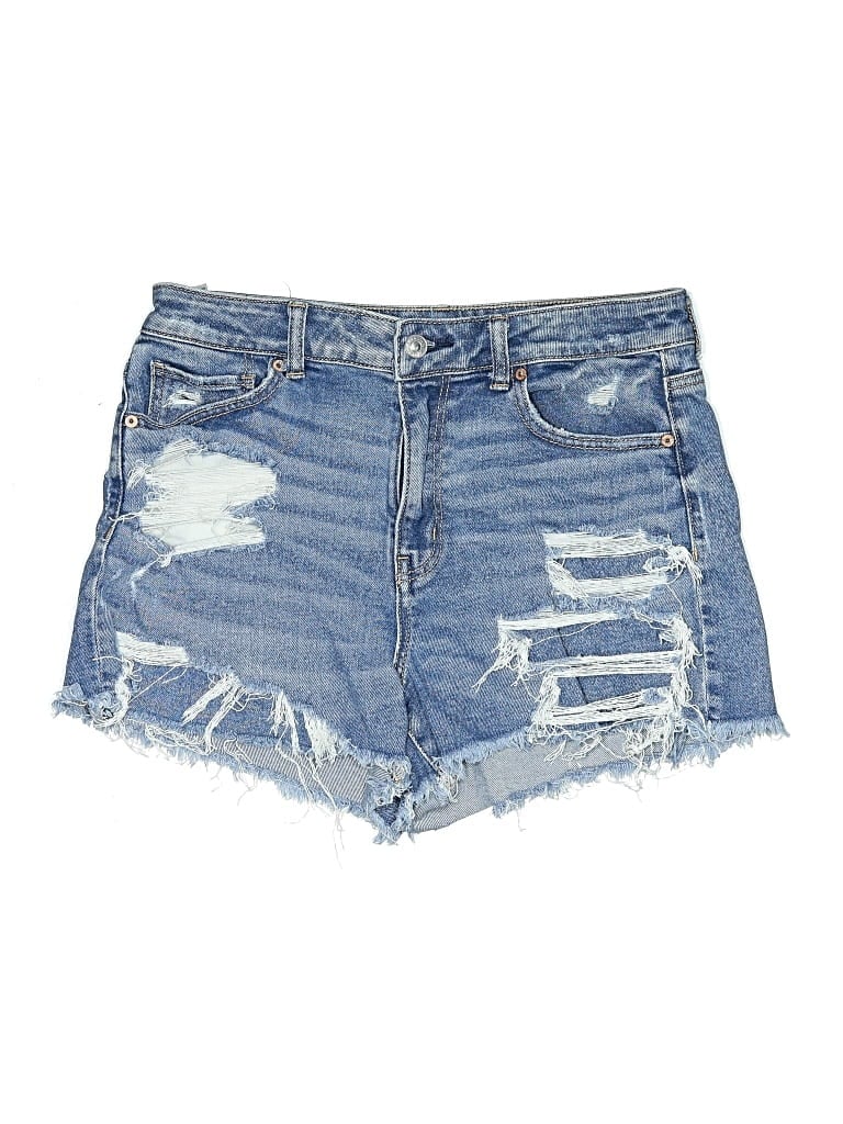 Pre-owned American Eagle Outfitters Denim Shorts In Blue