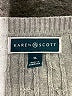 Karen Scott 100% Cotton Gray Pullover Sweater Size XL - photo 7