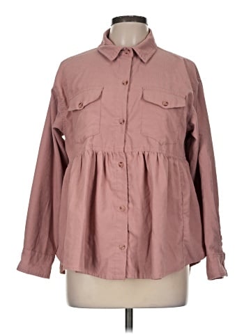 Thrill Long Sleeve Button-Down Shirt (view 1)