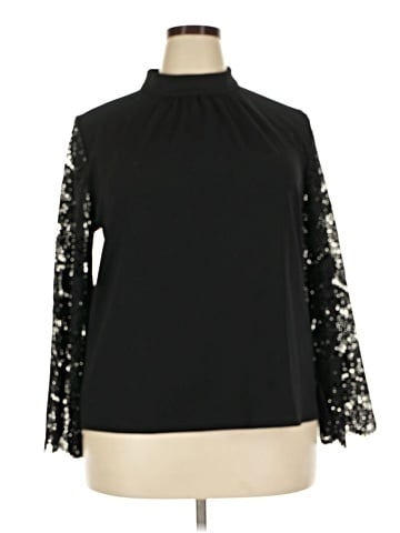 Ann Taylor Long Sleeve Blouse (view 1)