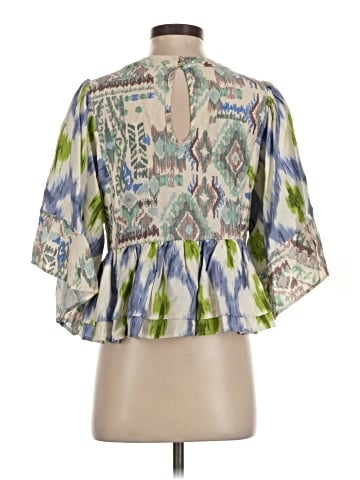 Umgee Short Sleeve Blouse (view 2)