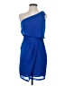 Greylin 100% Polyester Solid Blue Cocktail Dress Size XS - photo 1