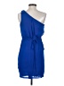 Greylin 100% Polyester Solid Blue Cocktail Dress Size XS - photo 2