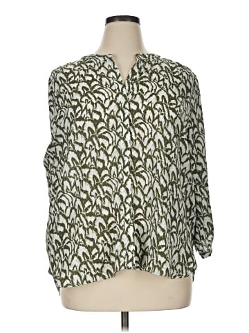 Jachs Girlfriend 3/4 Sleeve Blouse (view 1)