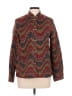 Koret Chevron-herringbone Burgundy Blazer Size 6 - 8 - photo 1