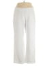 Adidas 100% Polyester Solid Ivory Casual Pants Size XL - photo 1