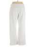 Adidas 100% Polyester Solid Ivory Casual Pants Size XL - photo 2
