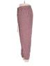 J.Crew 100% Polyester Print Burgundy Casual Pants Size 6 - photo 5