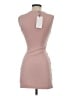 Zara Solid Tan Cocktail Dress Size S - photo 2