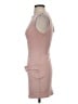 Zara Solid Tan Cocktail Dress Size S - photo 5