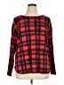 Westbound Plaid Red Long Sleeve T-Shirt Size 1X - photo 1