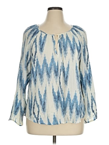 Love Stitch 3/4 Sleeve Blouse (view 1)