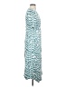 Fabindia Chevron-herringbone Teal Casual Dress Size XS - photo 4