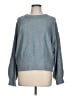 Ann Taylor LOFT Metallic Blue Pullover Sweater Size L - photo 1
