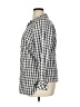 Talbots Checkered-gingham Gray 3/4 Sleeve Button-Down Shirt Size 16 - photo 5